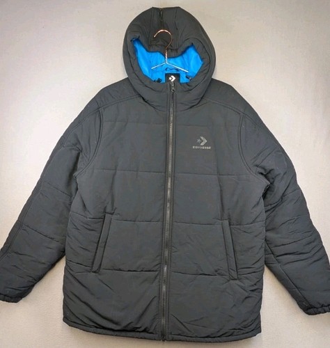 Converse puffer jacke kapuze - converse,